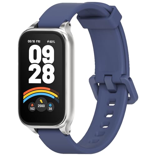 CHULN Armband Kompatibel mit Xiaomi Smart Band 9 Active/Redmi Smart Band 3 Armband, Bequemes Weiches Silikonband Kompatibel mit Xiaomi Smart Band 9 Active/Redmi Smart Band 3 Ersatz-Sportarmband CHULN Armband Kompatibel mit Xiaomi Smart Band 9 Active/Redmi Smart Band 3 Armband, Bequemes Weiches Silikonband Kompatibel mit Xiaomi Smart Band 9 Active/Redmi Smart Band 3 Ersatz-Sportarmband von CHULN