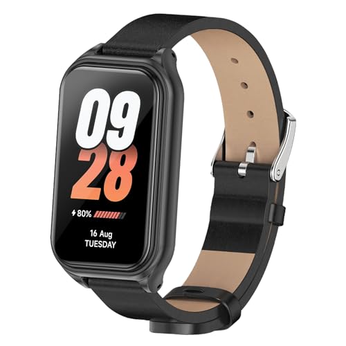 CHULN Schönes Armband Kompatibel mit Xiaomi Smart Band 8 Active, Weiches Lederarmband ist geeignet für Xiaomi Smart Band 8 Active Ersatzarmband CHULN Schönes Armband Kompatibel mit Xiaomi Smart Band 8 Active, Weiches Lederarmband ist geeignet für Xiaomi Smart Band 8 Active Ersatzarmband von CHULN