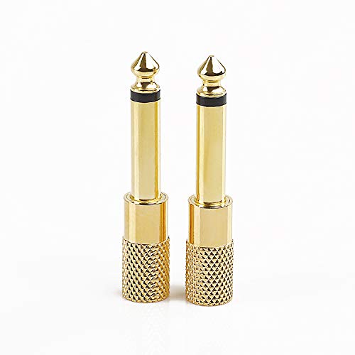 2PCS 6.35mm 1/4 inch Plug to 3.5mm 1/8 inch Male to Female Gold Plated Audio Jack Adapter,Headphone Stereo Adapter for Mixing Console, Home Theater Devices AV receivers Visit The Chung 2PCS 6.35mm 1/4 inch Plug to 3.5mm 1/8 inch Male to Female Gold Plated Audio Jack Adapter,Headphone Stereo Adapter for Mixing Console, Home Theater Devices AV receivers Visit The Chung von CHUNGHOP