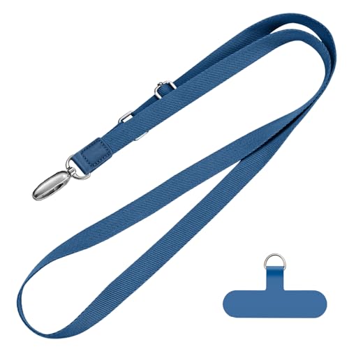CHUQING Crossbody Strap Phone Lanyard Blau Einstellbar Handykette Universal Handyband zum Umhängen Königsblau Schlüsselband CHUQING Crossbody Strap Phone Lanyard Blau Einstellbar Handykette Universal Handyband zum Umhängen Königsblau Schlüsselband von CHUQING