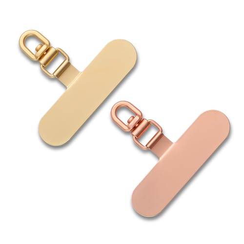 CHUQING Handykette Universalpads Handy Phone Lanyard Patch Gold Universal Tether Tabs Rosa Telefon Patch Handyband Pad 2 Stück CHUQING Handykette Universalpads Handy Phone Lanyard Patch Gold Universal Tether Tabs Rosa Telefon Patch Handyband Pad 2 Stück von CHUQING