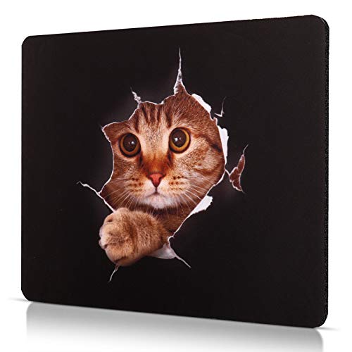 CHUQING Mauspad Klein Mousepad Katze Anti Rutsch Mouse Matte 240x200 mm von CHUQING