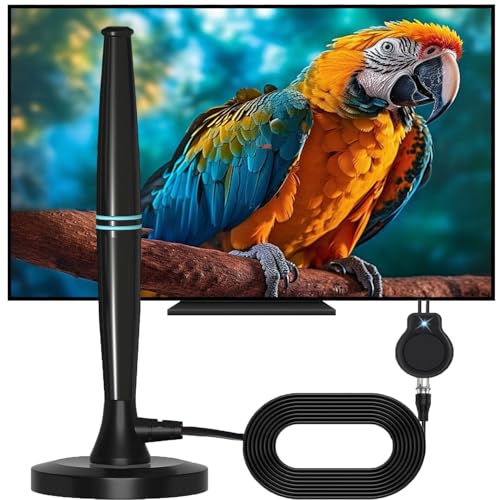Wave Tune für TV, DVB-T2-Antenne, Freeview Rewave Digital-TV-Antenne für den Innenbereich, mit starkem Signal, 360° & 508+ Meilen Reichweite, Smart-TV-Antenne für den Außenbereich, unterstützt VHF/UHF Wave Tune für TV, DVB-T2-Antenne, Freeview Rewave Digital-TV-Antenne für den Innenbereich, mit starkem Signal, 360° & 508+ Meilen Reichweite, Smart-TV-Antenne für den Außenbereich, unterstützt VHF/UHF von CHUYILEE