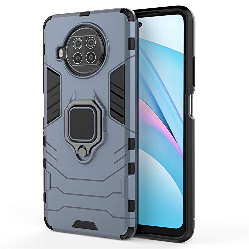 CHcase Xiaomi Mi 10T Lite Hülle, 360 Grad Ring Halter Handy Cover Magnetische Bumper [Funktioniert Mit Magnetischer Autohalterung] Schutzhülle für Xiaomi Mi 10T Lite -Black Plus Gray von CHcase