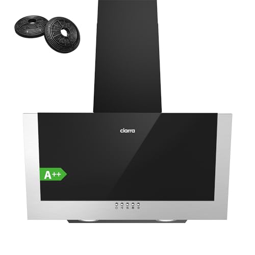 CIARRA A++ Kopffreihaube 60cm 350m³/h Kopffreie Schräghaube mit CBCF002X2 Aktivkohlefilter Abluft Umluft 3 Leistungsstufen Dunstabzugshaube Schwarz CIARRA A++ Kopffreihaube 60cm 350m³/h Kopffreie Schräghaube mit CBCF002X2 Aktivkohlefilter Abluft Umluft 3 Leistungsstufen Dunstabzugshaube Schwarz von CIARRA