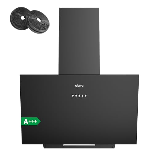 CIARRA AWB6762A A+++ Dunstabzugshaube 60 cm Umluft 650 m³/h Kopffrei mit CBCF003 Aktivkohlefilter 3 Leistungsstufen Abluft Abzugshaube für Küchen Schwarz CIARRA AWB6762A A+++ Dunstabzugshaube 60 cm Umluft 650 m³/h Kopffrei mit CBCF003 Aktivkohlefilter 3 Leistungsstufen Abluft Abzugshaube für Küchen Schwarz von CIARRA