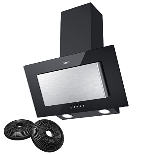 CIARRA A++ Dunstabzugshaube 60 cm Umluft 350m³/h Kopffreie Schräghaube mit CBCF002X2 Aktivkohlefilter Abluft 3 Leistungsstufen Kopffreihaube Schwarz CIARRA A++ Dunstabzugshaube 60 cm Umluft 350m³/h Kopffreie Schräghaube mit CBCF002X2 Aktivkohlefilter Abluft 3 Leistungsstufen Kopffreihaube Schwarz von CIARRA