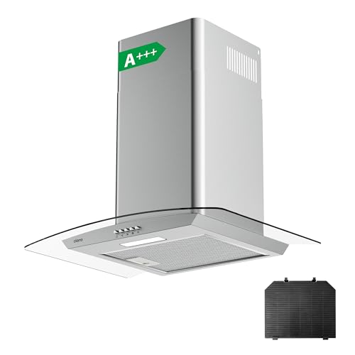 CIARRA CBCS6506B A+++ Dunstabzugshaube 60cm Umluft 650m³/h mit CBCF004 Aktivkohlefilter Abluft Wandhaube aus silber Edelstahl Glas LED Beleuchtung Wandabzugshaube Abzugshaube CIARRA CBCS6506B A+++ Dunstabzugshaube 60cm Umluft 650m³/h mit CBCF004 Aktivkohlefilter Abluft Wandhaube aus silber Edelstahl Glas LED Beleuchtung Wandabzugshaube Abzugshaube von CIARRA