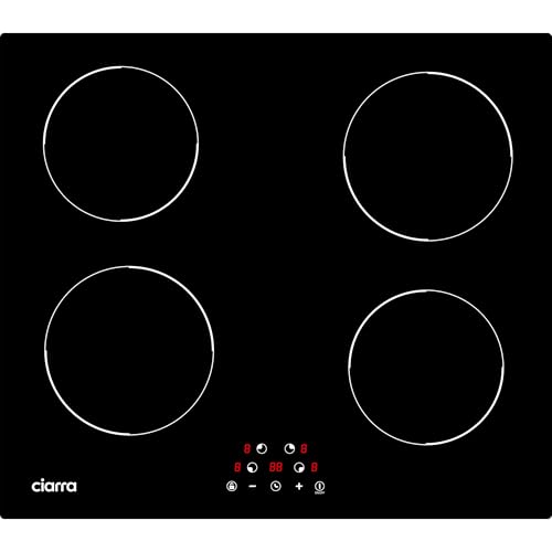 Ciarra AWBBIH4-D Induktionskochfeld 60 cm Einbau 4 Platten Kochfeld Induktion Touch-Bedienung 9 Leistungsstufen Timer Ciarra AWBBIH4-D Induktionskochfeld 60 cm Einbau 4 Platten Kochfeld Induktion Touch-Bedienung 9 Leistungsstufen Timer von CIARRA