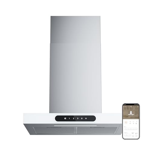 Ciarra CBCW6102 A+++ Dunstabzugshaube 60 cm Umluft App Dynamic SensorTouch Bedienung 650m³/h mit CBCF003 Aktivkohlefilter Wandhaube Edelstahl Glas Weiß Ciarra CBCW6102 A+++ Dunstabzugshaube 60 cm Umluft App Dynamic SensorTouch Bedienung 650m³/h mit CBCF003 Aktivkohlefilter Wandhaube Edelstahl Glas Weiß von CIARRA