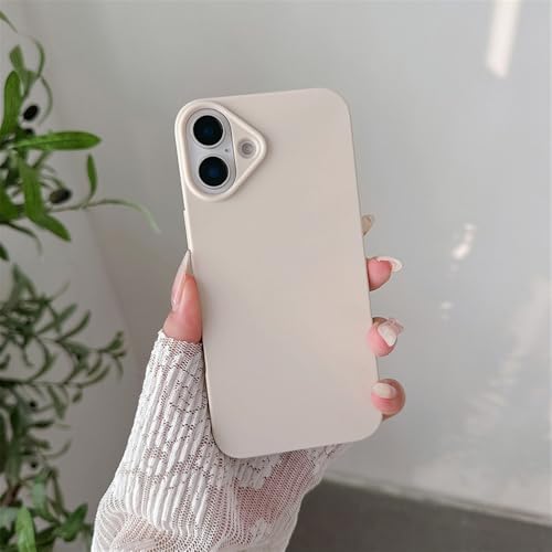CIBOS Bonbonfarbene weiche Silikonhülle für iPhone 16 16E 15 14 13 12 11 Pro Max Plus, Matte Rückseite, Elfenbein, für iPhone 16 Pro CIBOS Bonbonfarbene weiche Silikonhülle für iPhone 16 16E 15 14 13 12 11 Pro Max Plus, Matte Rückseite, Elfenbein, für iPhone 16 Pro von CIBOS
