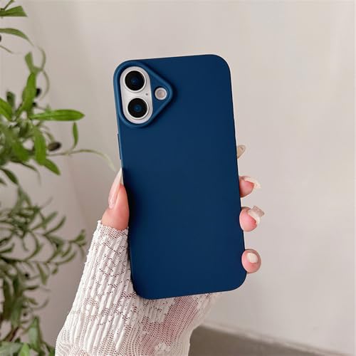 CIBOS Bonbonfarbene weiche Silikonhülle für iPhone 16 16E 15 14 13 12 11 Pro Max Plus, Matte Rückseite, Marineblau, für iPhone 12 Pro CIBOS Bonbonfarbene weiche Silikonhülle für iPhone 16 16E 15 14 13 12 11 Pro Max Plus, Matte Rückseite, Marineblau, für iPhone 12 Pro von CIBOS