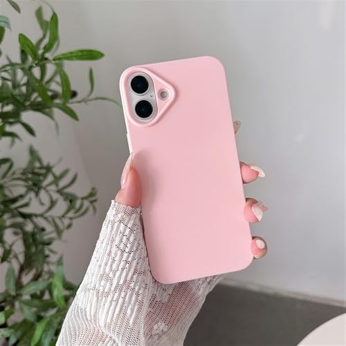 CIBOS Bonbonfarbene weiche Silikonhülle für iPhone 16 16E 15 14 13 12 11 Pro Max Plus, Matte Rückseite, Pink, für iPhone 12 Pro CIBOS Bonbonfarbene weiche Silikonhülle für iPhone 16 16E 15 14 13 12 11 Pro Max Plus, Matte Rückseite, Pink, für iPhone 12 Pro von CIBOS