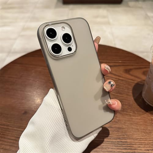 CIBOS Ultradünne Silikonhülle in Bonbonfarbe für iPhone 16E 15 14 Pro Max, 0,3 mm, weiche, transparente, Matte Rückseite, Schwarz, für iPhone 15 Promax CIBOS Ultradünne Silikonhülle in Bonbonfarbe für iPhone 16E 15 14 Pro Max, 0,3 mm, weiche, transparente, Matte Rückseite, Schwarz, für iPhone 15 Promax von CIBOS