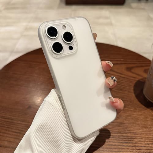 CIBOS Ultradünne Silikonhülle in Bonbonfarbe für iPhone 16E 15 14 Pro Max, 0,3 mm, weiche, transparente, Matte Rückseite, Weiß, für iPhone 15 Plus CIBOS Ultradünne Silikonhülle in Bonbonfarbe für iPhone 16E 15 14 Pro Max, 0,3 mm, weiche, transparente, Matte Rückseite, Weiß, für iPhone 15 Plus von CIBOS