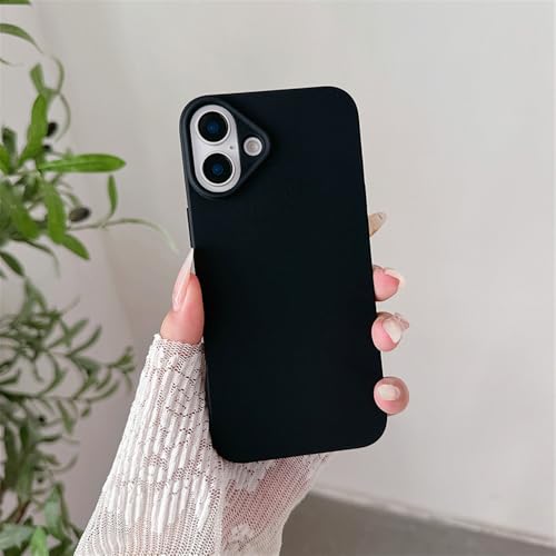 Candy Color Silikon Soft Case für iPhone 16 16E 15 14 13 12 11 Pro Max Plus Matte Cover Back Shell, Schwarz, für iPhone 15 Plus Candy Color Silikon Soft Case für iPhone 16 16E 15 14 13 12 11 Pro Max Plus Matte Cover Back Shell, Schwarz, für iPhone 15 Plus von CIBOS