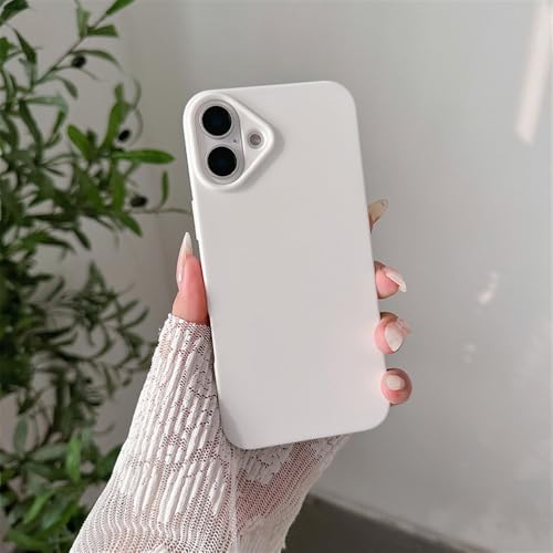 Candy Color Silikon Soft Case für iPhone 16 16E 15 14 13 12 11 Pro Max Plus Matte Cover Back Shell, Weiß, für iPhone 12 Promax Candy Color Silikon Soft Case für iPhone 16 16E 15 14 13 12 11 Pro Max Plus Matte Cover Back Shell, Weiß, für iPhone 12 Promax von CIBOS