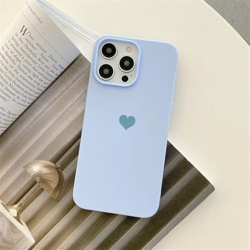 Matte flüssige Silikonhülle für iPhone 14 13 12 11 Pro Max Love Style Candy Color Back Shell, Hellblau, für iPhone 7 8 Matte flüssige Silikonhülle für iPhone 14 13 12 11 Pro Max Love Style Candy Color Back Shell, Hellblau, für iPhone 7 8 von CIBOS