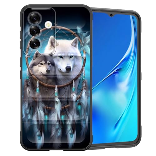 CICPLKSE Schutzhülle für Galaxy A26 5G, Premium-Silikon mit weichem kratzfestem Mikrofaser-Futter, stoßfeste Schutzhülle für Samsung Galaxy A26 5G, 17 cm (6,7 Zoll) 2025, Wolf-Traumfänger von CICPLKSE