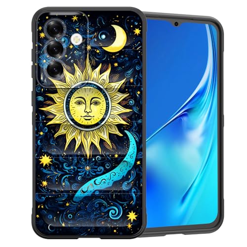 CICPLKSE Schutzhülle für Galaxy A26 5G, Premium-Silikon mit weichem kratzfestem Mikrofaser-Futter, stoßfeste Schutzhülle für Samsung Galaxy A26 5G, 17 cm (6,7 Zoll) 2025, lustiges Mond- und von CICPLKSE