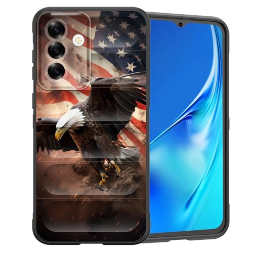 CICPLKSE Schutzhülle für Galaxy A26 5G, Premium-Silikon mit weichem kratzfestem Mikrofaserfutter, stoßfeste Schutzhülle für Samsung Galaxy A26 5G 6,7 Zoll 2025, Weißkopfseeadler mit USA-Flagge CICPLKSE Schutzhülle für Galaxy A26 5G, Premium-Silikon mit weichem kratzfestem Mikrofaserfutter, stoßfeste Schutzhülle für Samsung Galaxy A26 5G 6,7 Zoll 2025, Weißkopfseeadler mit USA-Flagge von CICPLKSE