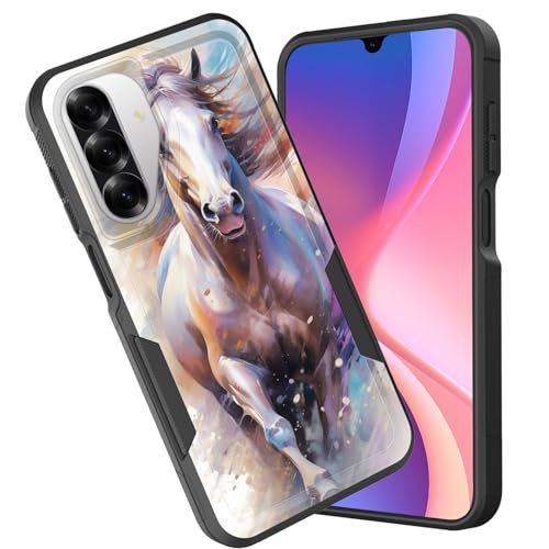 CICPLKSE Schutzhülle für Galaxy A26 5G, zweilagig, strapazierfähig, Hybrid, stoßfest, Hart-PC, weiches Silikon, TPU, Stoßschutz, Schutzhülle für Samsung Galaxy A26 5G 17 cm (6,7 Zoll) 2025 von CICPLKSE