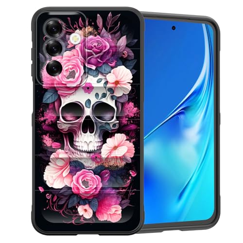 CICPLKSE Schutzhülle für Galaxy A36 5G / A56 5G, Premium-Silikon mit weichem kratzfestem Mikrofaserfutter, stoßfeste Schutzhülle für Samsung Galaxy A36 5G / A56 5G, Totenkopf-Blumen CICPLKSE Schutzhülle für Galaxy A36 5G / A56 5G, Premium-Silikon mit weichem kratzfestem Mikrofaserfutter, stoßfeste Schutzhülle für Samsung Galaxy A36 5G / A56 5G, Totenkopf-Blumen von CICPLKSE