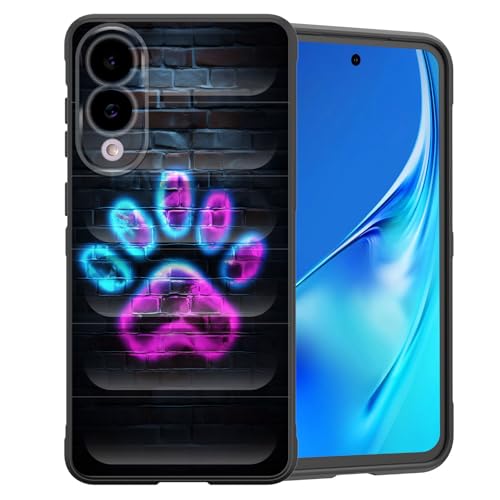CICPLKSE Schutzhülle für Galaxy S25 Edge, Premium-Silikon mit weichem, kratzfestem Mikrofaser-Futter, stoßfeste Schutzhülle für Samsung Galaxy S25 Edge 2025, leuchtende Neon-Linien-Pfotenabdruck CICPLKSE Schutzhülle für Galaxy S25 Edge, Premium-Silikon mit weichem, kratzfestem Mikrofaser-Futter, stoßfeste Schutzhülle für Samsung Galaxy S25 Edge 2025, leuchtende Neon-Linien-Pfotenabdruck von CICPLKSE