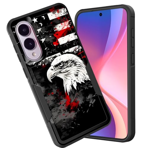 CICPLKSE Schutzhülle für Galaxy S25 Edge, zweilagig, strapazierfähig, Hybrid, stoßfest, Hart-PC, weiches Silikon, TPU-Stoßdämpfer, Schutzhülle für Samsung Galaxy S25 Edge 2025, Weißkopfseeadler CICPLKSE Schutzhülle für Galaxy S25 Edge, zweilagig, strapazierfähig, Hybrid, stoßfest, Hart-PC, weiches Silikon, TPU-Stoßdämpfer, Schutzhülle für Samsung Galaxy S25 Edge 2025, Weißkopfseeadler von CICPLKSE