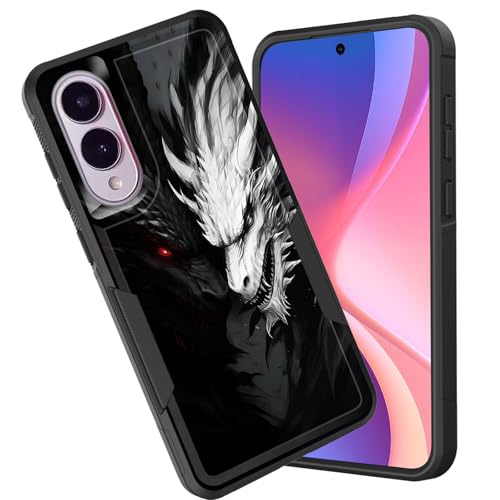 CICPLKSE Schutzhülle für Galaxy S25 Edge, zweilagig, strapazierfähig, Hybrid, stoßfest, hartes Polycarbonat, weiches Silikon, TPU-Stoßdämpfer, Schutzhülle für Samsung Galaxy S25 Edge 2025, schwarzer von CICPLKSE