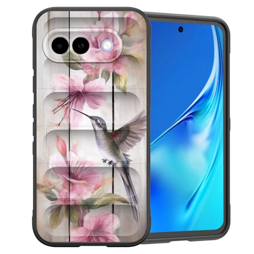 CICPLKSE Schutzhülle für Pixel 9a, Premium-Silikon mit weichem kratzfestem Mikrofaserfutter, stoßfeste Schutzhülle für Google Pixel 9a 16 cm (6,3 Zoll) 2025, schöner Kolibri von CICPLKSE