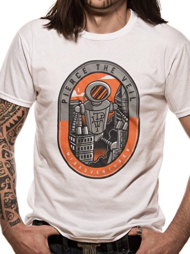 T-Shirt (Unisex-S) Robot (White) von CID