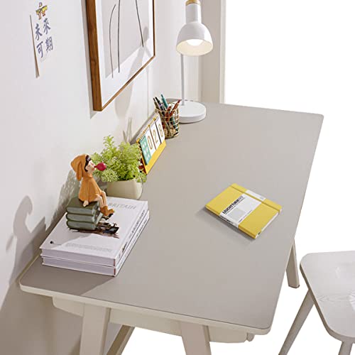 CIEEIN CIEHT PU PVC Tischmatten Mauspads Tischunterlage Tischmatte Schreibunterlagen Bürobedarf Laptop Wasserdicht One-seitig Grau 90x160cm von CIEEIN CIEHT