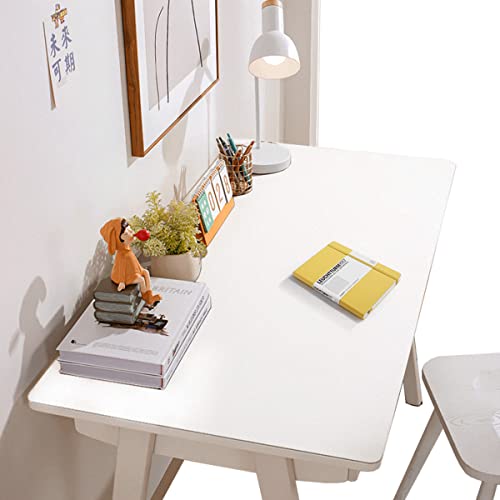 CIEEIN CIEHT PU PVC Tischmatten Mauspads Tischunterlage Tischmatte Schreibunterlagen Bürobedarf Laptop Wasserdicht One-seitig Weiß 60x140cm von CIEEIN CIEHT