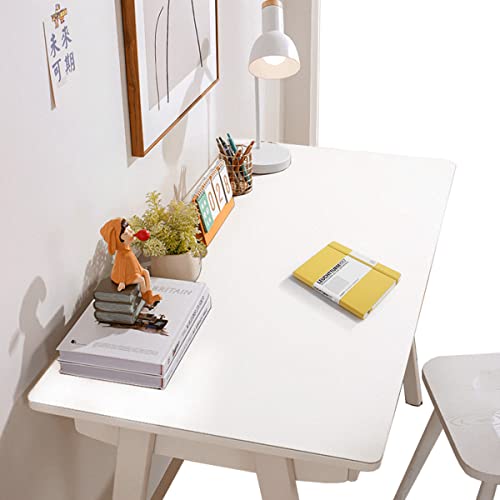 CIEEIN CIEHT PU PVC Tischmatten Mauspads Tischunterlage Tischmatte Schreibunterlagen Bürobedarf Laptop Wasserdicht One-seitig Weiß 70x120cm von CIEEIN CIEHT