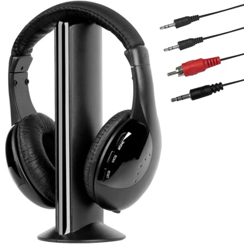 CIGAA TV Kopfhörer Kabellos Senioren, Funkkopfhörer Kabellos für TV, Kabelloses TV-Headset mit FM-Funkmonitorfunktion, Unterstützung für RCA, AUX, optische und koaxiale Audioausgänge CIGAA TV Kopfhörer Kabellos Senioren, Funkkopfhörer Kabellos für TV, Kabelloses TV-Headset mit FM-Funkmonitorfunktion, Unterstützung für RCA, AUX, optische und koaxiale Audioausgänge von CIGAA