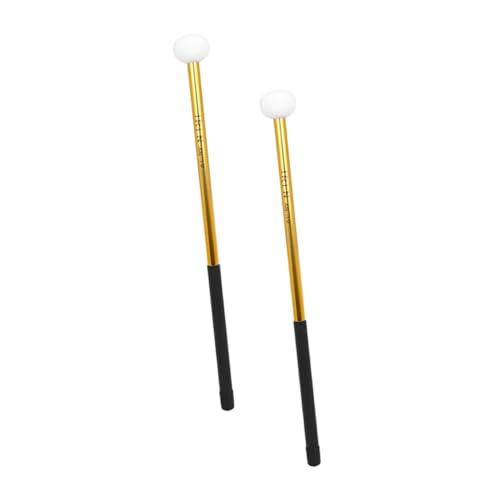 CIMAXIC 1 Paar Trommelstock Trommelstöcke musikinstrumente musik instrumente tatsächl baterien Rhythmus Jazz-Schlagzeug Performance Drumsticks Percussion-Stick Griff aus Legierung Golden von CIMAXIC