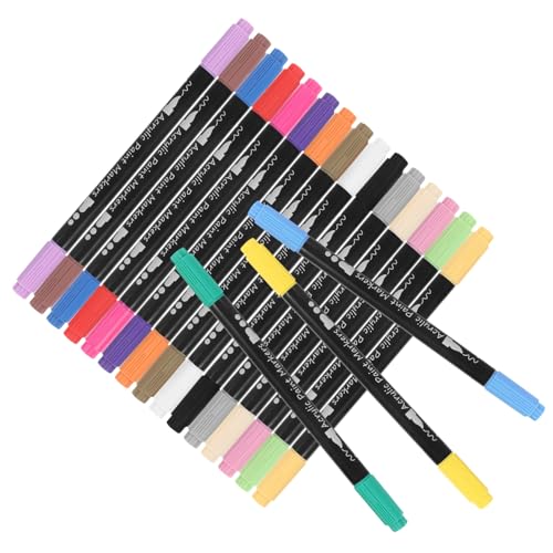 CIMAXIC 1 Satz doppelseitiger Markierungsstift Markierungen Kunst malen kalligraphie-stifte kalligraphie stifte Trocken abwischbare Marker mit feiner Spitze Malstifte zeichnen Plastik CIMAXIC 1 Satz doppelseitiger Markierungsstift Markierungen Kunst malen kalligraphie-stifte kalligraphie stifte Trocken abwischbare Marker mit feiner Spitze Malstifte zeichnen Plastik von CIMAXIC