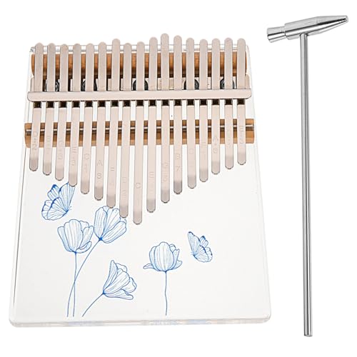 CIMAXIC 1 Set Kalimba Anfänger Finger Piano Musical Für Musik Daumen Klavier Klavier Finger Klaviere Metall Blau von CIMAXIC