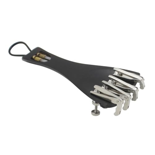 CIMAXIC 1 Set Violinenzubehör Saitenhalter Ersetzen Sie Altes Zubehör Schwanzseil Werkzeuge Stimmgerät Violinenzubehör Violinenzubehör Violinenteile Instrumentenzubehör Ebenholz Schwarz von CIMAXIC