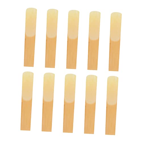CIMAXIC 10 Stück Klarinetten Instrumententeile Mit Überlegener Dünnerer Spitze Für Synthetische Saxophone Anfänger Standard Leichtes Zubehör Silbernes Klarinettenspielwerkzeug von CIMAXIC