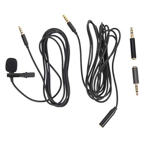 CIMAXIC 2Sätze Professionelles Mikrofon für PC und Smartphone Teiliges Mikrofon Kit mit Verlängerungskabel für Interviews Streaming und Aufnahmen Langlebig und Tragbar von CIMAXIC