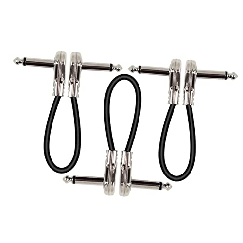 CIMAXIC 3 Stück Effektkabel Für E-gitarre Flecken Patch Kabel Für Elektrische Gitarre Gitarrenkabel Zubehör Effektpedalkabel Pedalanschlusskabel Pedalboard-kabel Pvc Silver CIMAXIC 3 Stück Effektkabel Für E-gitarre Flecken Patch Kabel Für Elektrische Gitarre Gitarrenkabel Zubehör Effektpedalkabel Pedalanschlusskabel Pedalboard-kabel Pvc Silver von CIMAXIC
