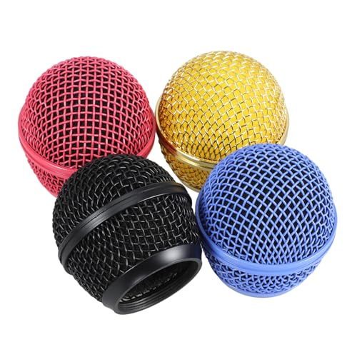 CIMAXIC 4Stücke Mikrofon Metalldeckel Ersatz Mikrofon Mesh Kopf für Drahtlose und Drahtgebundene Mikrofone Hochwertige Mikrofonabdeckung CIMAXIC 4Stücke Mikrofon Metalldeckel Ersatz Mikrofon Mesh Kopf für Drahtlose und Drahtgebundene Mikrofone Hochwertige Mikrofonabdeckung von CIMAXIC