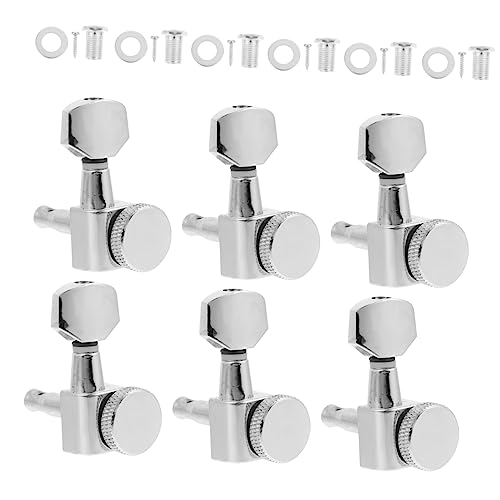 CIMAXIC 6 Stück E -gitarrenknöpfe Stimmgeräte Für Akustikgitarren Instrument Ersatz Verriegelung Akustikgitarrenmaschinenköpfe Tuner Stimmen Gitarrenpflöcke Verwenden Metalllegierung CIMAXIC 6 Stück E -gitarrenknöpfe Stimmgeräte Für Akustikgitarren Instrument Ersatz Verriegelung Akustikgitarrenmaschinenköpfe Tuner Stimmen Gitarrenpflöcke Verwenden Metalllegierung von CIMAXIC