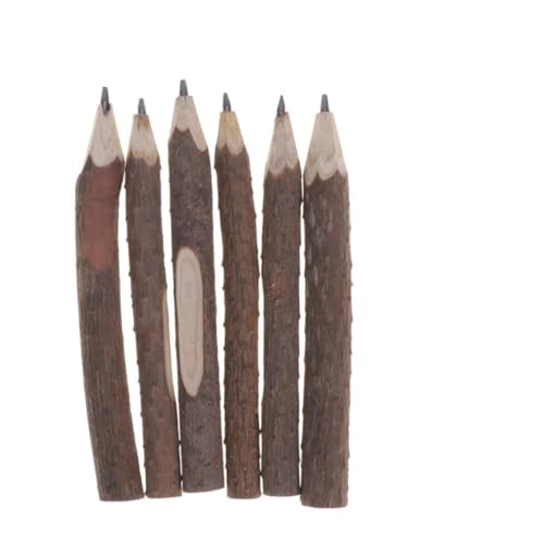 CIMAXIC 6 Stück Zweigbleistift Bleistifte bellen Baum kugelschreiber Bleistift aus natürlicher Rinde Bleistift aus Holzzweigen Bambus CIMAXIC 6 Stück Zweigbleistift Bleistifte bellen Baum kugelschreiber Bleistift aus natürlicher Rinde Bleistift aus Holzzweigen Bambus von CIMAXIC