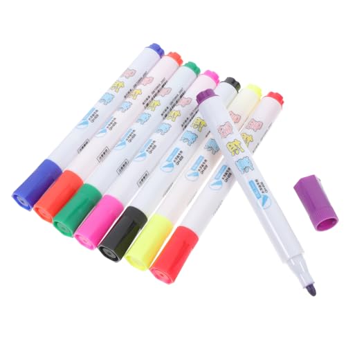 CIMAXIC 8 Stück Bunte Whiteboard-marker Löschbar Nass Abwischbare Markierungen Malen Stifte Schwebender Malstift Abwischbare Lackmarker Malwerkzeug Bunte Lackmarker Plastik von CIMAXIC