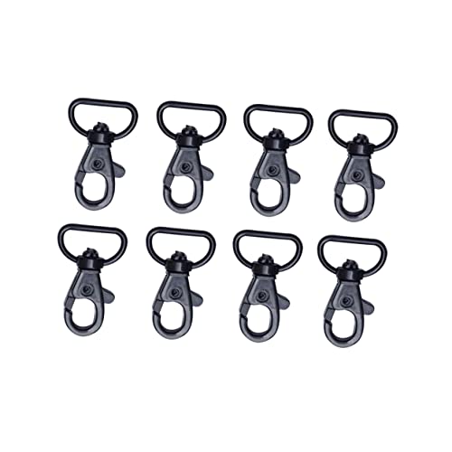 CIMAXIC 8Stücke Teiliges D Ring Karabinerhaken Hochwertige Schlüsselanhänger mit Schnappverschluss Schwarz für Lanyards und Vielseitige Anwendungen CIMAXIC 8Stücke Teiliges D Ring Karabinerhaken Hochwertige Schlüsselanhänger mit Schnappverschluss Schwarz für Lanyards und Vielseitige Anwendungen von CIMAXIC