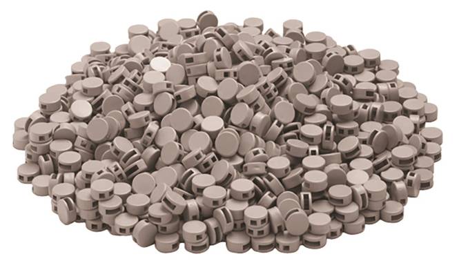 Cimco Kunststoffplomben 9mm Ø 140740 grau (Inhalt 1000 Stück) von CIMCO Werkzeuge GmbH & Co. KG