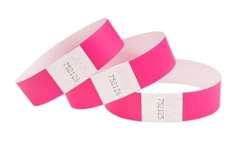CINTAPUNTO - Einlassbändchen Papier - Eintrittsbänder 100 Stück - Einlassbänder - Festival Armbänder - Party Bändchen Einlass Eintritt - eintrittsbändchen - Bänder Club - wristband - Neon Pink CINTAPUNTO - Einlassbändchen Papier - Eintrittsbänder 100 Stück - Einlassbänder - Festival Armbänder - Party Bändchen Einlass Eintritt - eintrittsbändchen - Bänder Club - wristband - Neon Pink von CINTAPUNTO